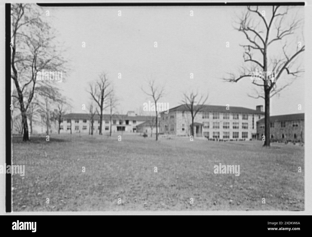 Goucher College, Towson, Maryland. Biblioteca II. Collezione Gottscho-Schleisner Foto Stock