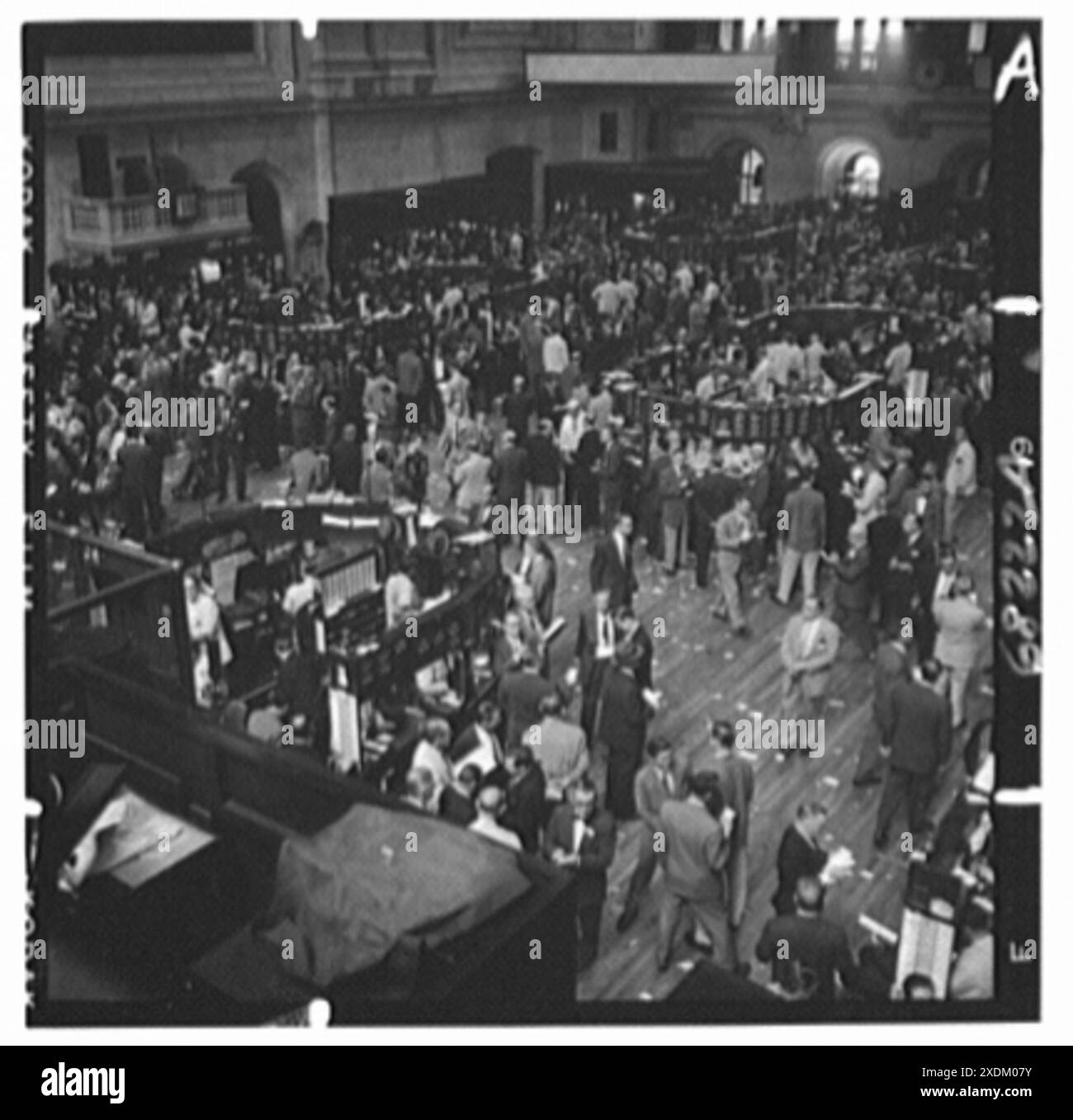Borsa di New York. Trading Floor IV. Collezione Gottscho-Schleisner Foto Stock