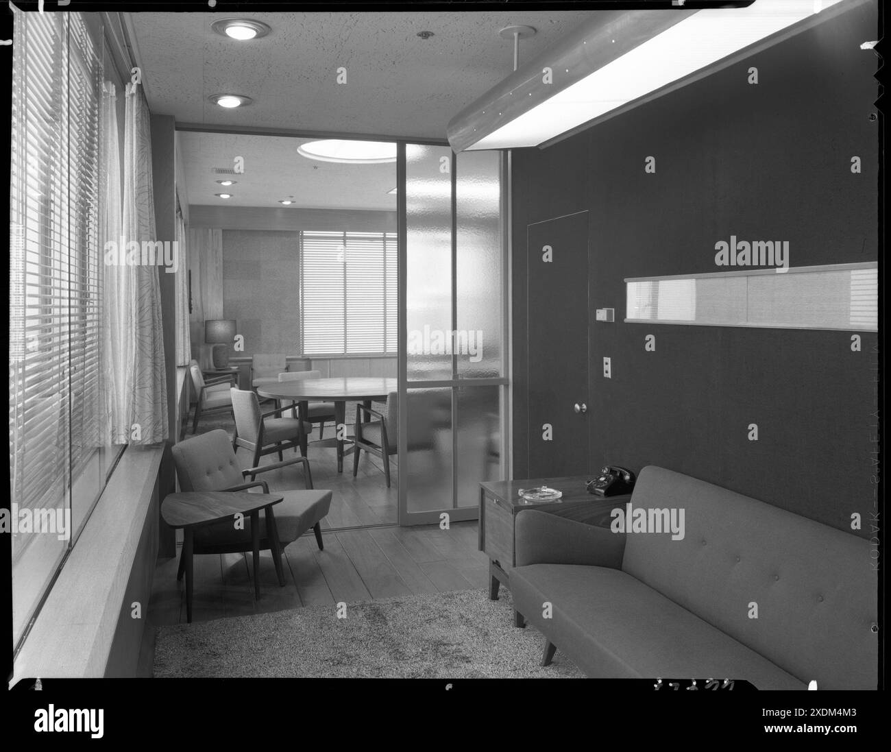 Becton Dickinson, Rutherford, New Jersey. Ufficio del signor Dickinson III. Collezione Gottscho-Schleisner Foto Stock