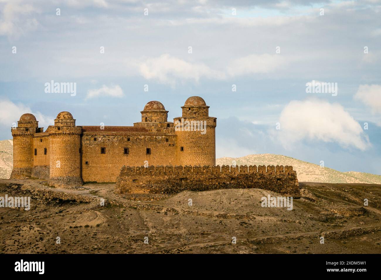 castello di la Calahorra, marquesado del Cenete, comune di la Calahorra, Granada, Andalusia, Spagna. Foto Stock