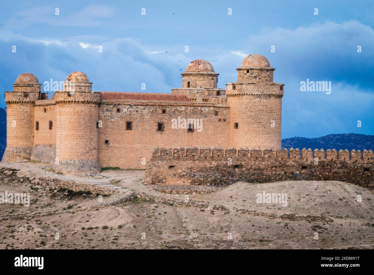 castello di la Calahorra, marquesado del Cenete, comune di la Calahorra, Granada, Andalusia, Spagna. Foto Stock