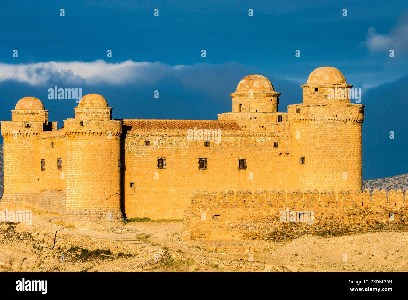 castello di la Calahorra, marquesado del Cenete, comune di la Calahorra, Granada, Andalusia, Spagna. Foto Stock