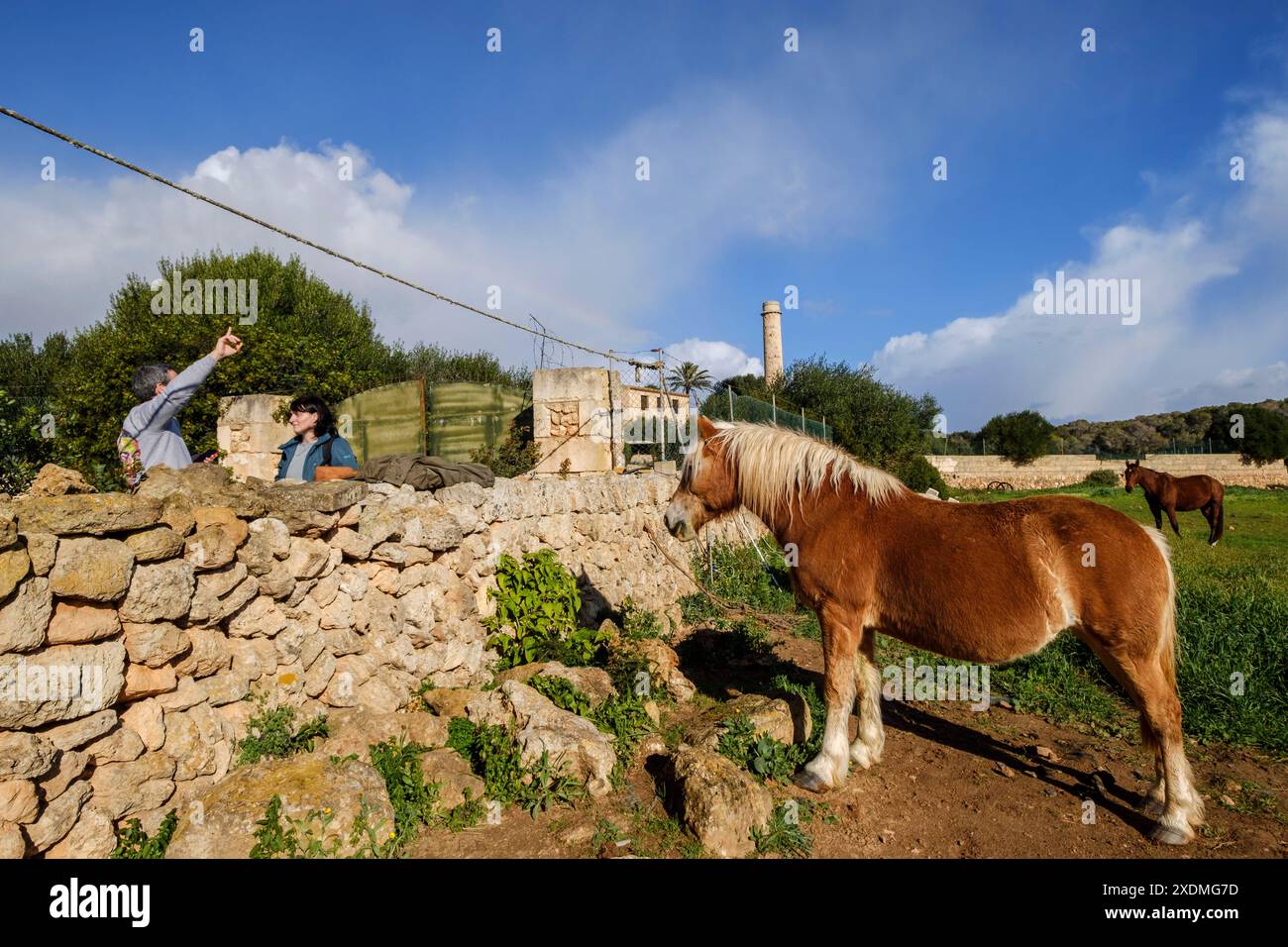 Fabbrica SA Coma, sede generale di Bayo durante lo sbarco repubblicano, guerra civile spagnola, Son Servera, Maiorca, Isole Baleari, Spagna. Foto Stock