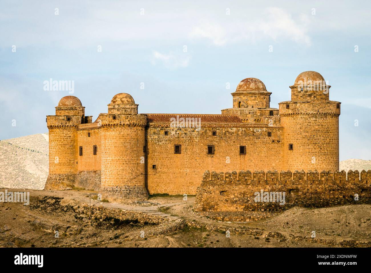 castello di la Calahorra, marquesado del Cenete, comune di la Calahorra, Granada, Andalusia, Spagna. Foto Stock