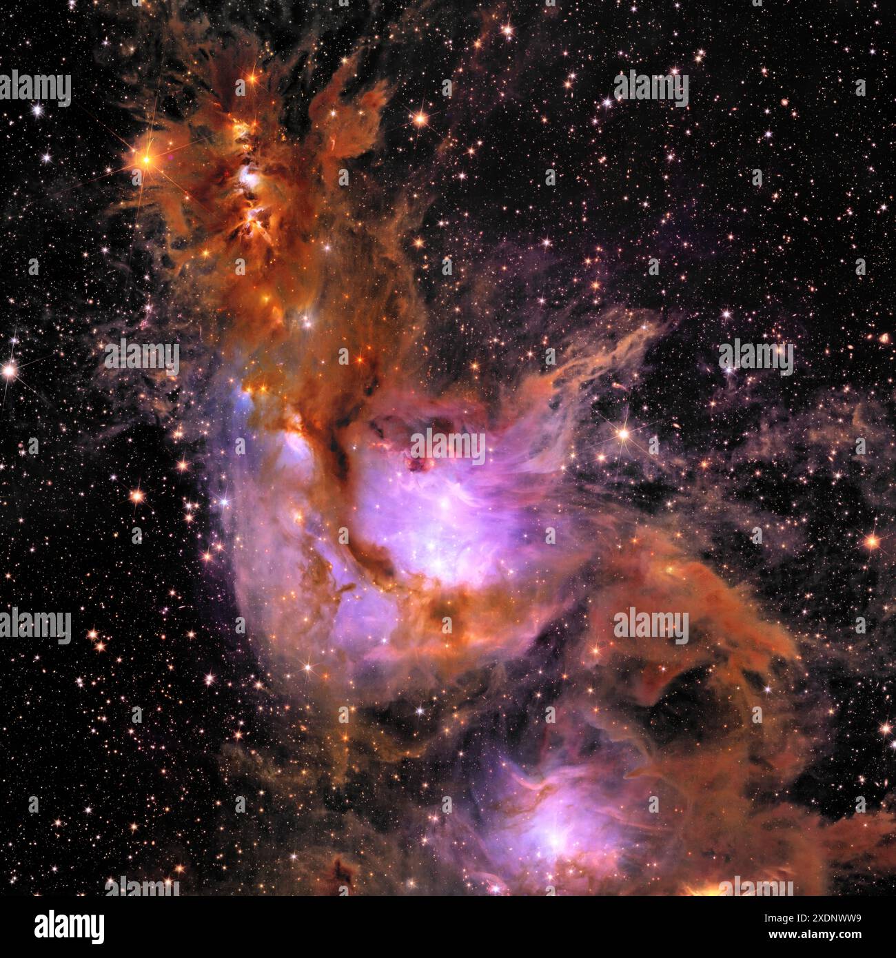 Nebulosa a riflessione M78 nella costellazione di Orione Foto Stock
