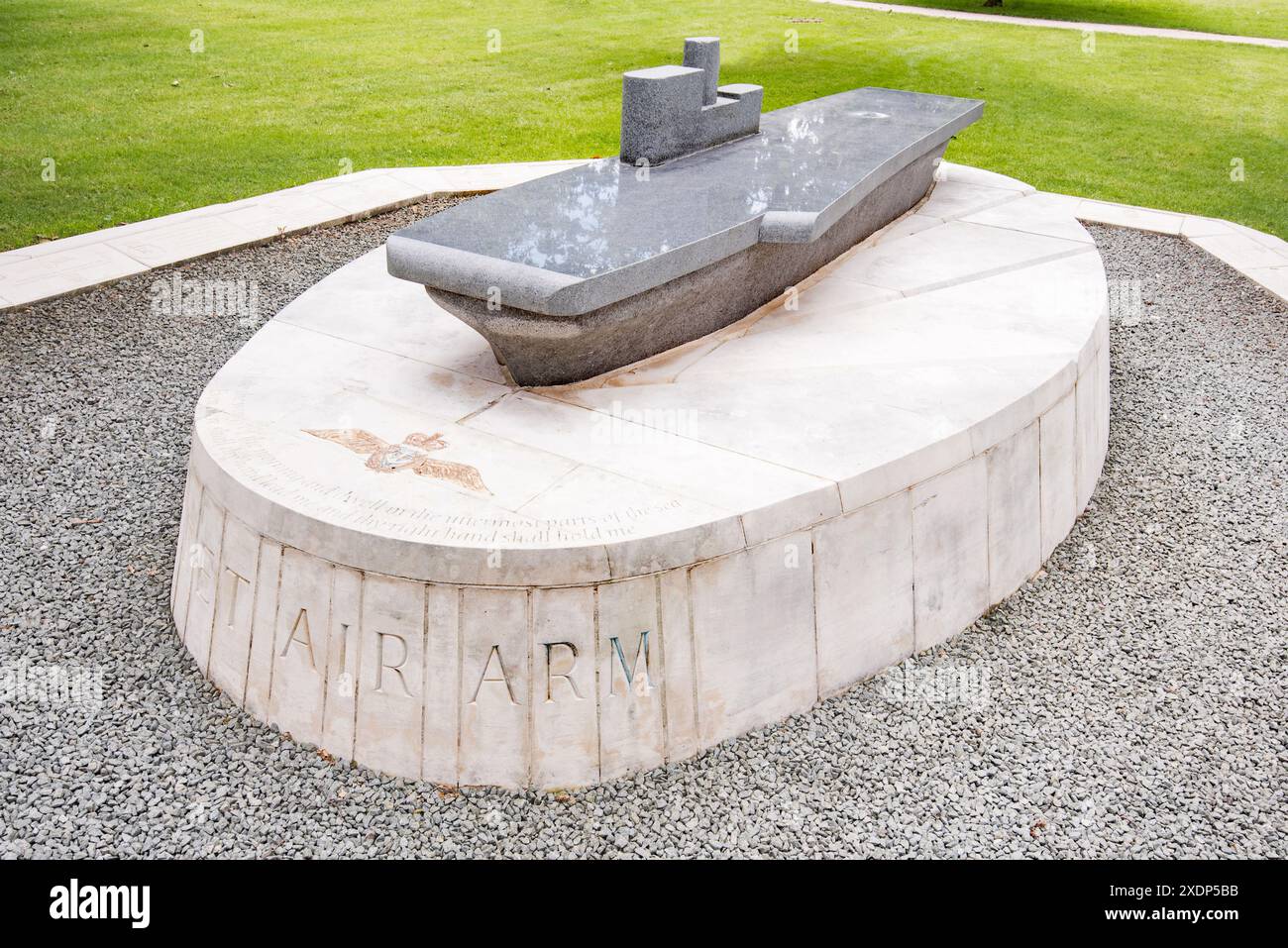 Il Fleet Air Arm Memorial al National Memorial Arboretum, Alrewas, Lichfield, Staffordshire Foto Stock