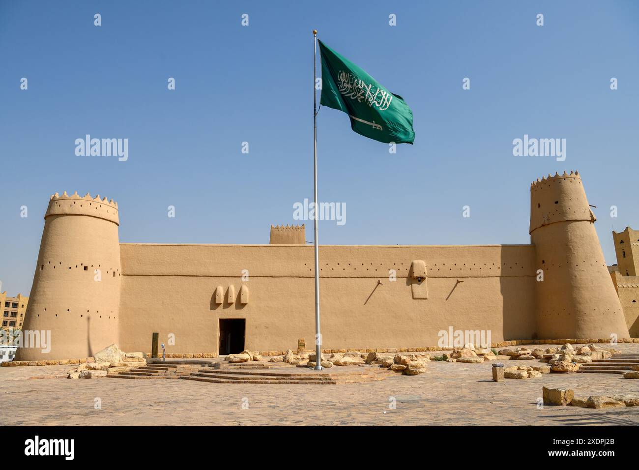 Geografia / viaggi, Arabia Saudita, al Masmak-Fort, costruito nel 1865, nella città vecchia di Riyadh, Arabia Saudita, ULTERIORI DIRITTI-CLEARANCE-INFO-NOT-AVAILABLE Foto Stock
