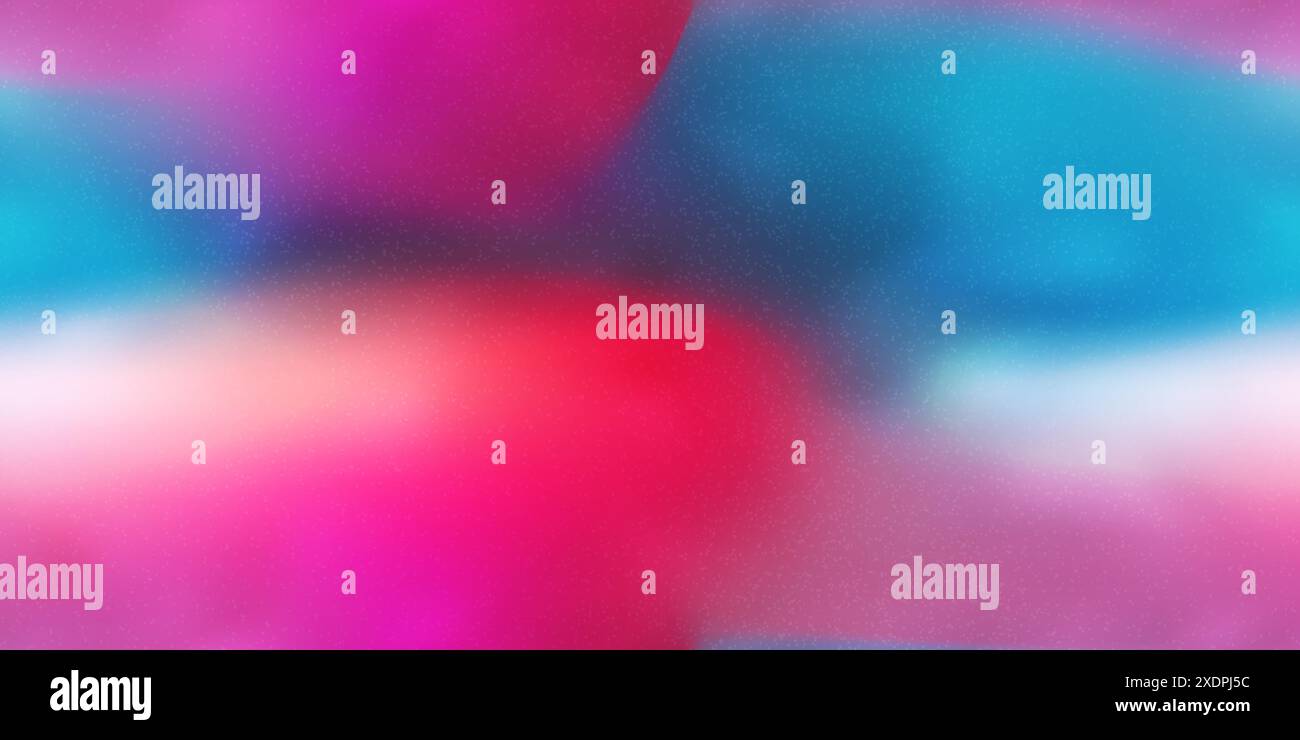 Sfumatura rosa, rossa e viola con effetto raster rumoroso come un motivo senza cuciture. Sfondo vettoriale con effetto acquerello e trama della carta. Abstract sfocato Illustrazione Vettoriale