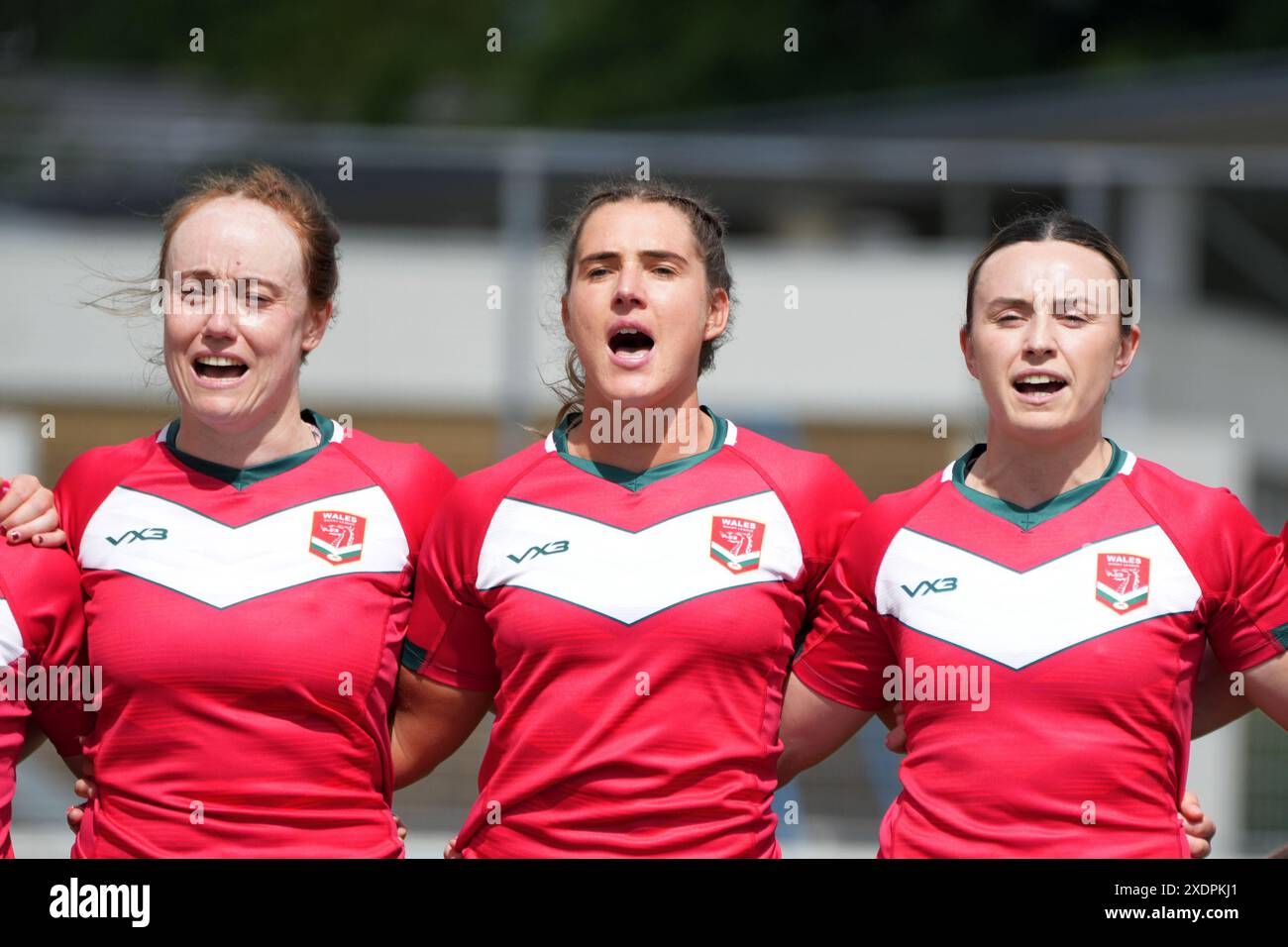 Anthems, RC Waterland, Paesi Bassi. Seren Gough-Walters, Kathryn Salter, Brittony Price Foto Stock