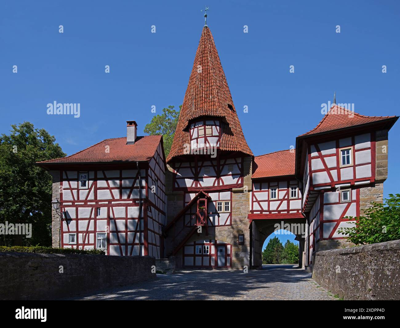 Geografia / viaggi, Germania, Baviera, porta Roedelsee, Iphofen, BASSA FRANCONIA, ULTERIORI DIRITTI-AUTORIZZAZIONE-INFORMAZIONI-NON-DISPONIBILI Foto Stock