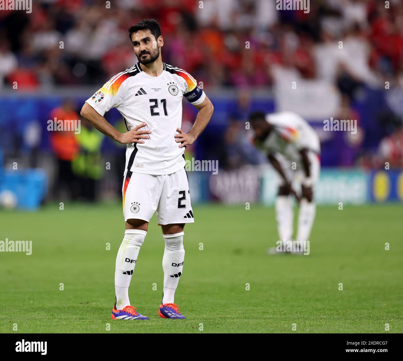 Francoforte, Germania. 23 giugno 2024. Ilkay Gundogan tedesco durante la partita dei Campionati europei UEFA alla Commerzbank-Arena di Francoforte. Il credito per immagini dovrebbe essere: David Klein/Sportimage Credit: Sportimage Ltd/Alamy Live News Foto Stock
