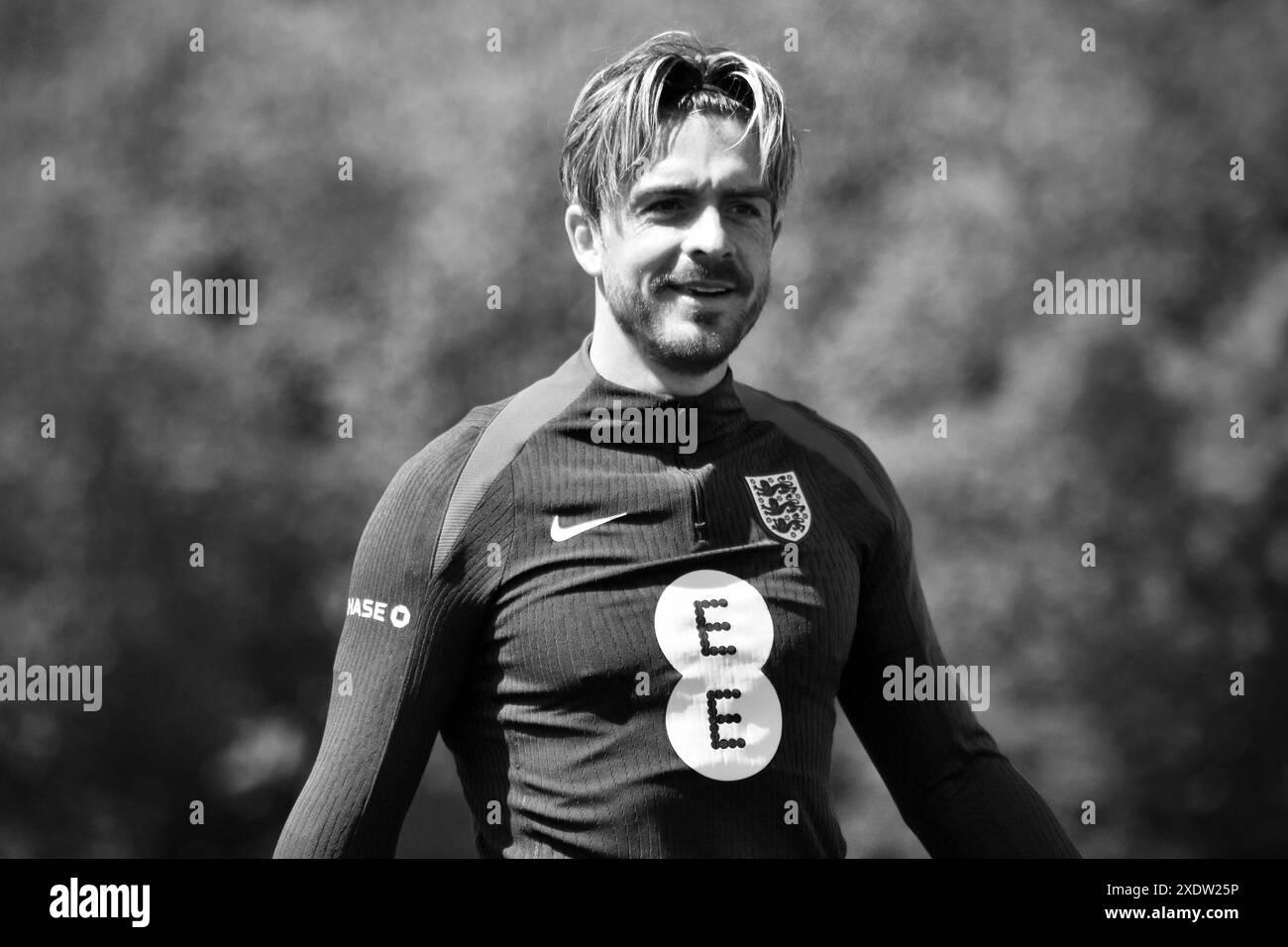 Jack Grealish si è allenato con i suoi compagni della squadra inglese. Crediti: James Hind/Alamy. Foto Stock