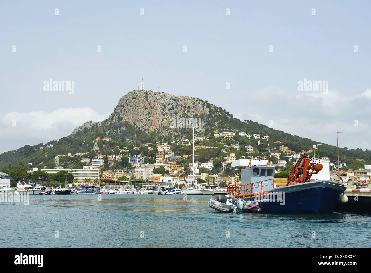 Porto de l'estartit situato nella regione di Baix Empordá, Catalogna, Spagna Foto Stock