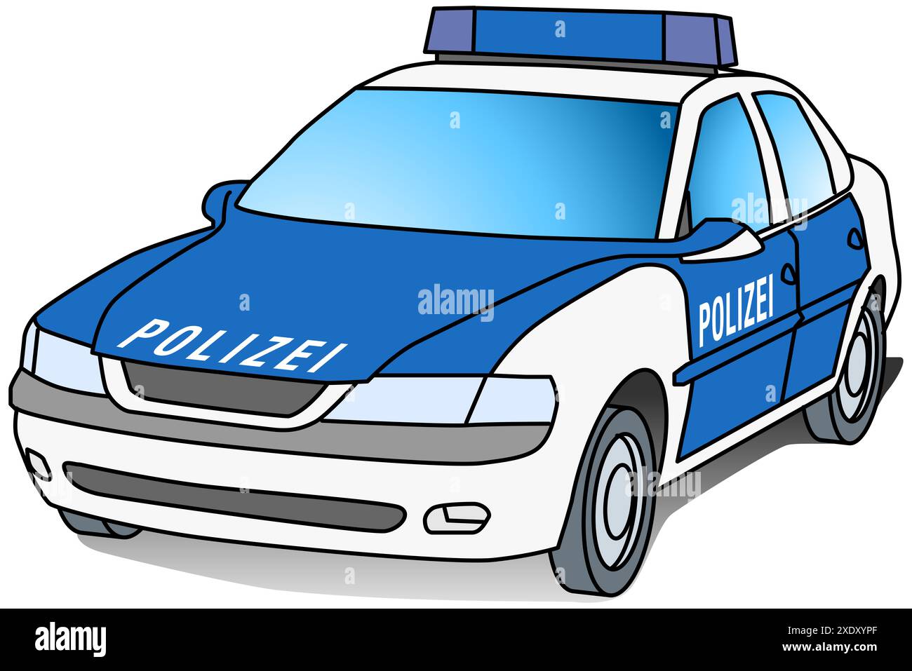 Auto della polizia Foto Stock