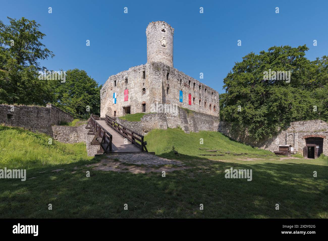 Castello Lipowiec Foto Stock