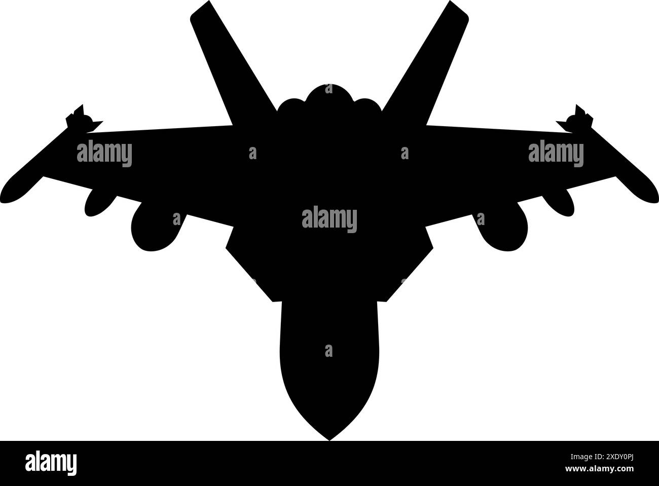 Aereo da combattimento aereo militare aereo aereo Illustrazione Vettoriale