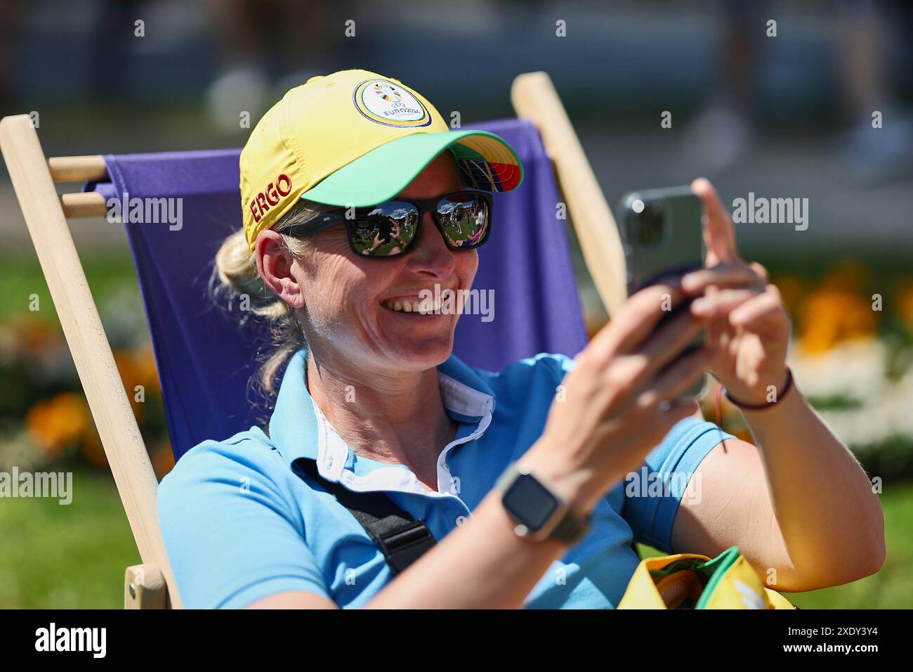 Bad Homburg, Assia, Germania. 24 giugno 2024. Impressioni durante l'APERTURA DI BAD HOMBURG presentate da SOLARWATTT- WTA500 - Womens Tennis (Credit Image: © Mathias Schulz/ZUMA Press Wire) SOLO PER USO EDITORIALE! Non per USO commerciale! Foto Stock