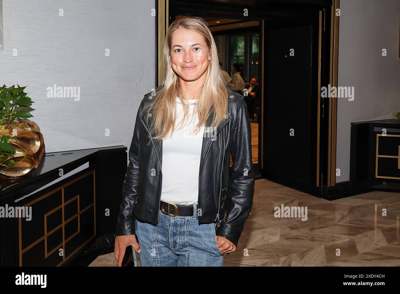 Bad Homburg, Assia, Germania. 25 giugno 2024. Yulia Putintseva (KAZ) durante l'OPEN DI BAD HOMBURG presentato da SOLARWATTT- WTA500 - Womens Tennis (Credit Image: © Mathias Schulz/ZUMA Press Wire) SOLO PER USO EDITORIALE! Non per USO commerciale! Foto Stock