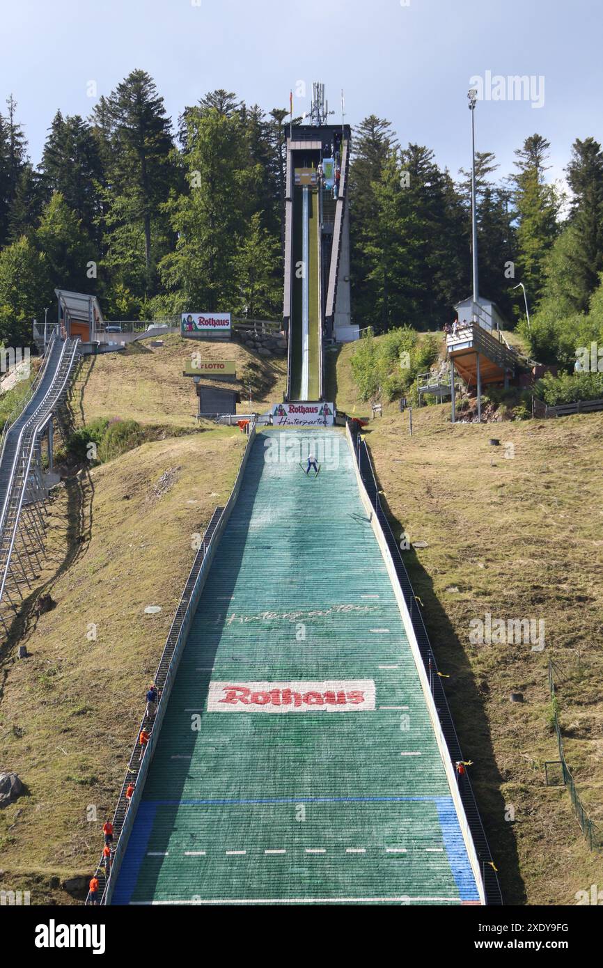 Gara di salto con gli sci DM 2018 Hinterzarten Foto Stock