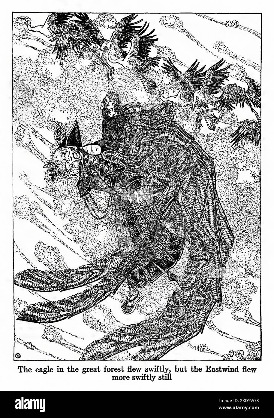 Walker Dugald Stewart - Anderson's Fairy Tales 4 The Garden of Paradise 1914 Foto Stock