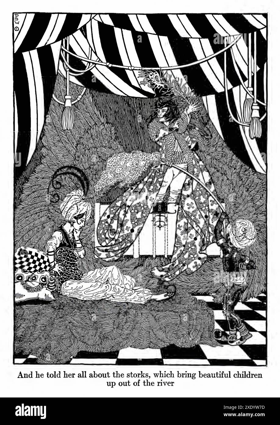 Walker Dugald Stewart - Anderson's Fairy Tales the Flying Trunk 1914 Foto Stock