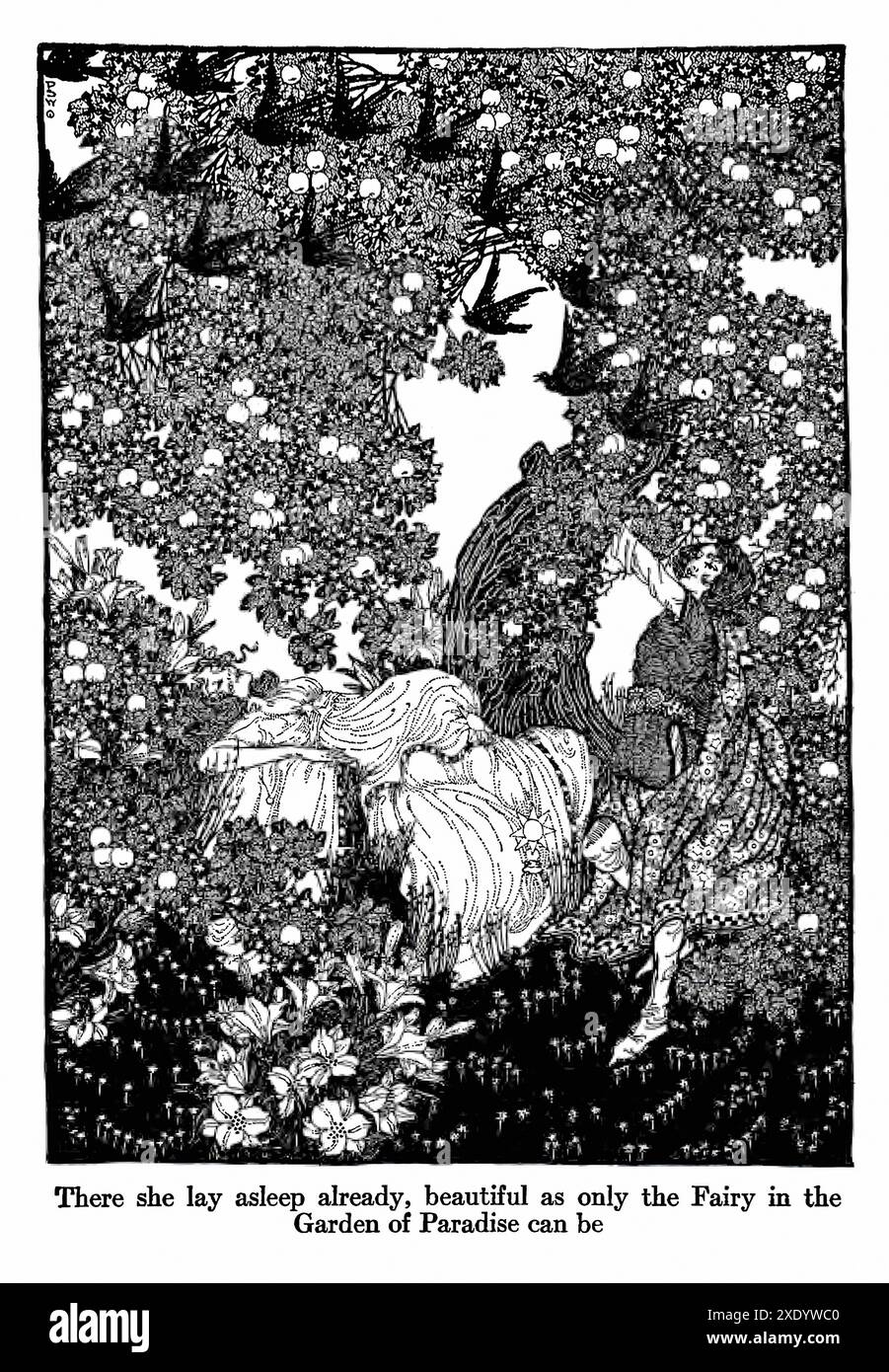 Walker Dugald Stewart - Anderson's Fairy Tales The Garden of Paradise 191400001 Foto Stock