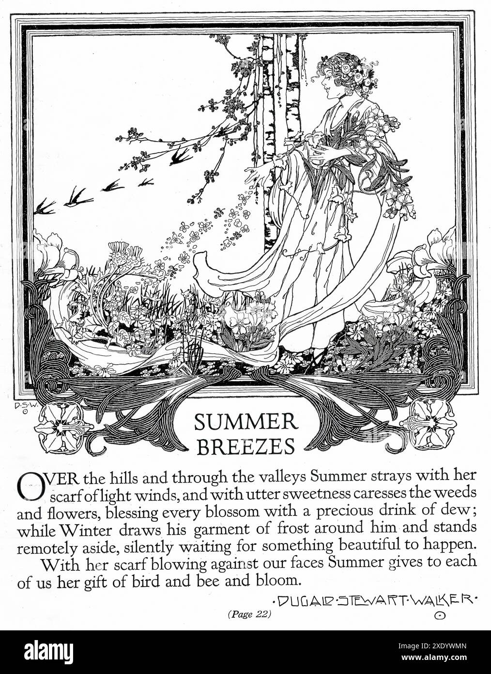 WALKER Dugald Stewart - Summer Breezes -00001 Foto Stock