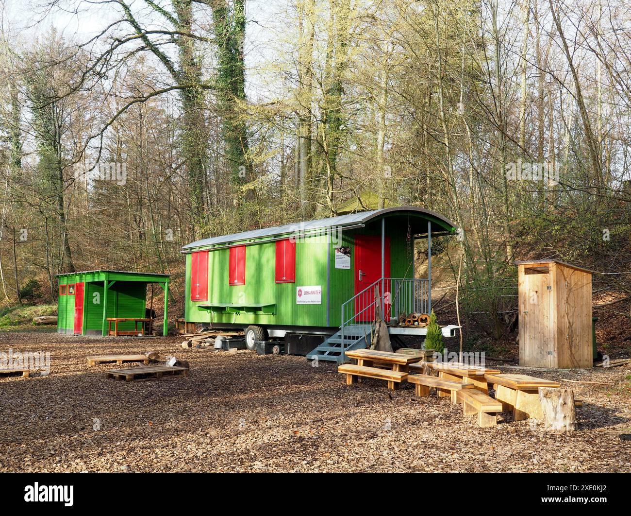 Asilo della foresta Foto Stock