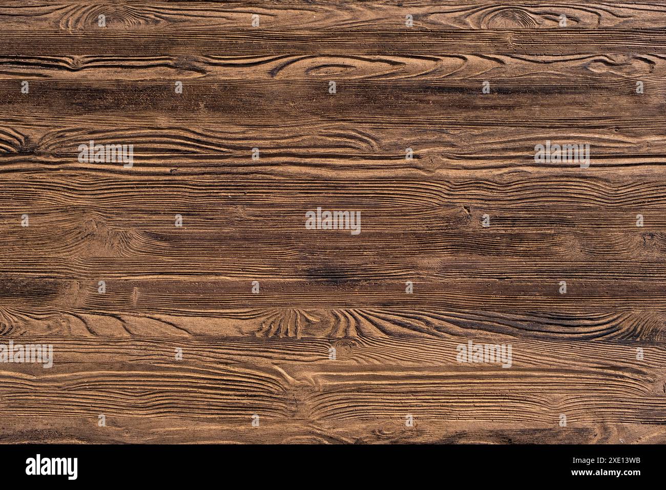 Vecchio legno scuro texture Foto Stock