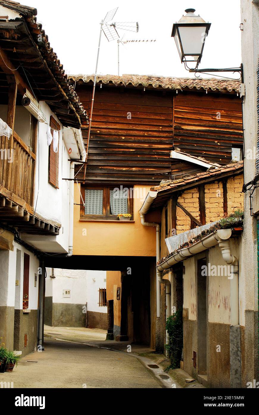 Centro storico di Villanueva de la vera, Caceres, Estremadura, Spagna Foto Stock