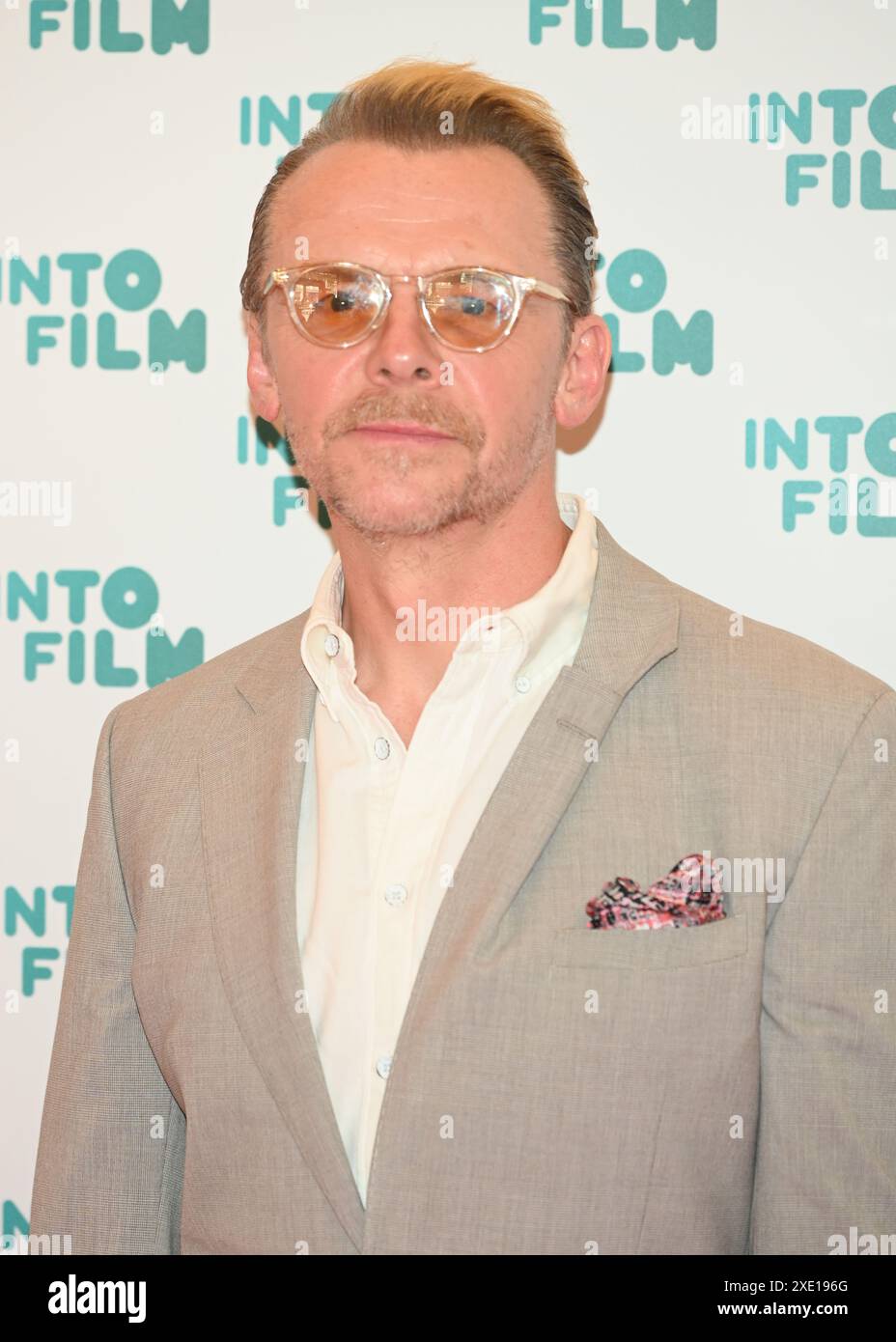 LONDRA, REGNO UNITO. 25 giugno 2024. Simon Pegg partecipa agli Into Film Awards che torneranno nel 2024, consentendo ai 5-19 anni di essere creativi e trovare la propria voce attraverso il riconoscimento pratico dei giovani talenti cinematografici provenienti da tutto il Regno Unito. Credito: Vedi li/Picture Capital/Alamy Live NewsCredit: Vedi li/Picture Capital/Alamy Live News Foto Stock