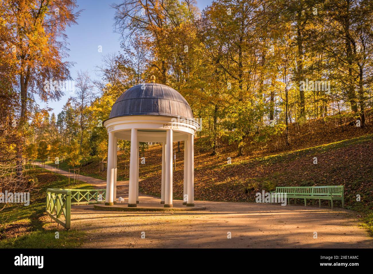 Geografia / viaggi, Germania, Assia, Tempio dell'amore nel parco statale di Fuerstenlager, Bensheim, ULTERIORI DIRITTI-CLEARANCE-INFO-NON-DISPONIBILI Foto Stock