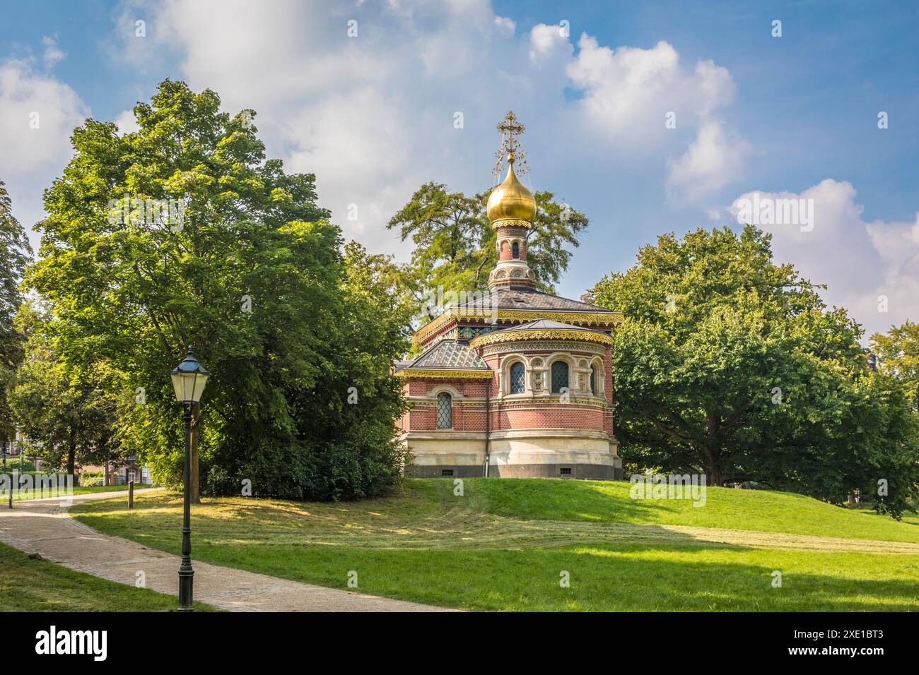 Geografia / viaggi, Germania, Assia, chiesa russa nei giardini termali di Bad Homburg vor der Hoehe, ULTERIORI DIRITTI-CLEARANCE-INFO-NON-DISPONIBILI Foto Stock