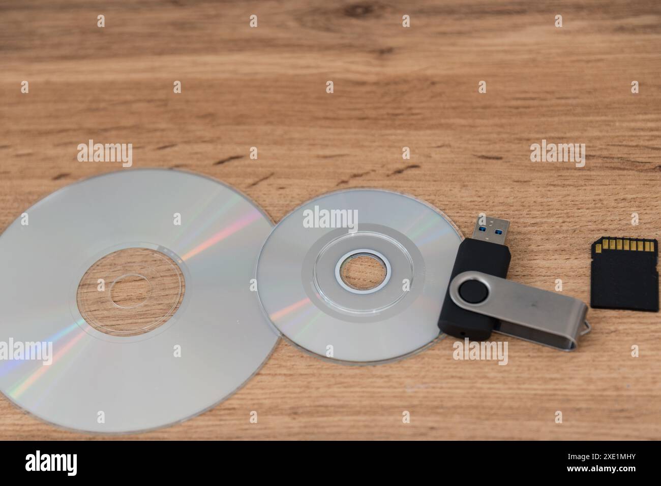 Supporto di archiviazione IT esterno per il backup dei dati Foto Stock