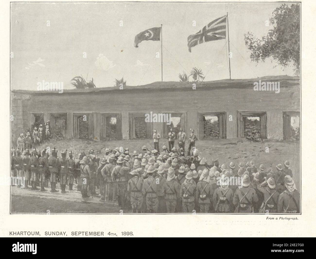 Khartoum, 4 settembre 1898. Sudan. 1910 Foto Stock