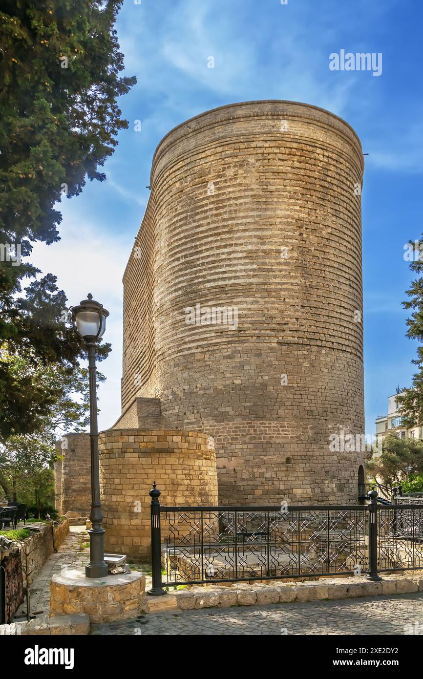 Maiden Tower, Baku, Azerbaijan Foto Stock