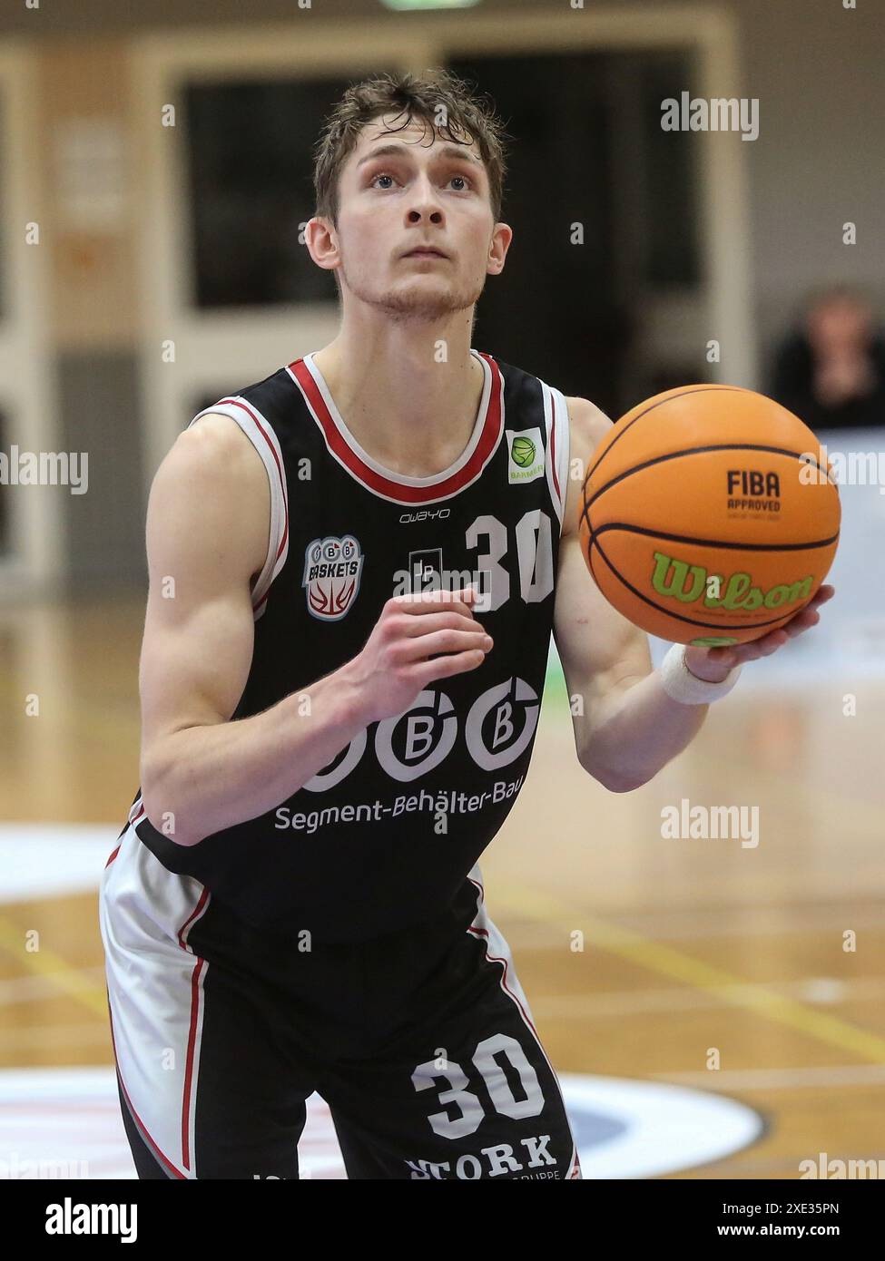 Marc Friederici (30, FFS) Barmer 2.Basket Bundesliga Pro B Nord stagione 2023-24 cesti FFS - Berlin Braves 2000 su 04.11.2023 Foto Stock