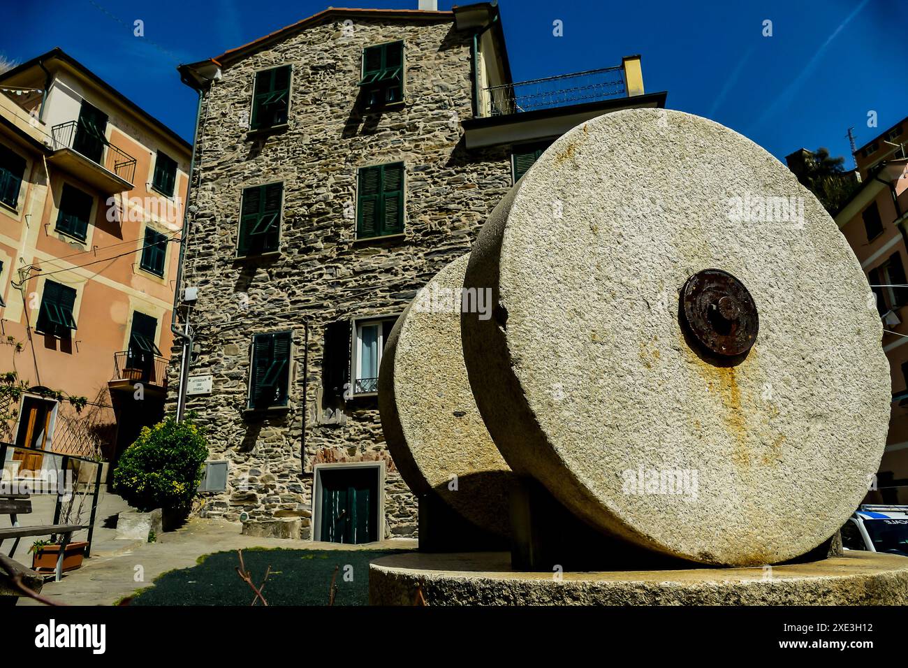 Torre del david, nelle cinque terre, Liguria, Italia Foto Stock