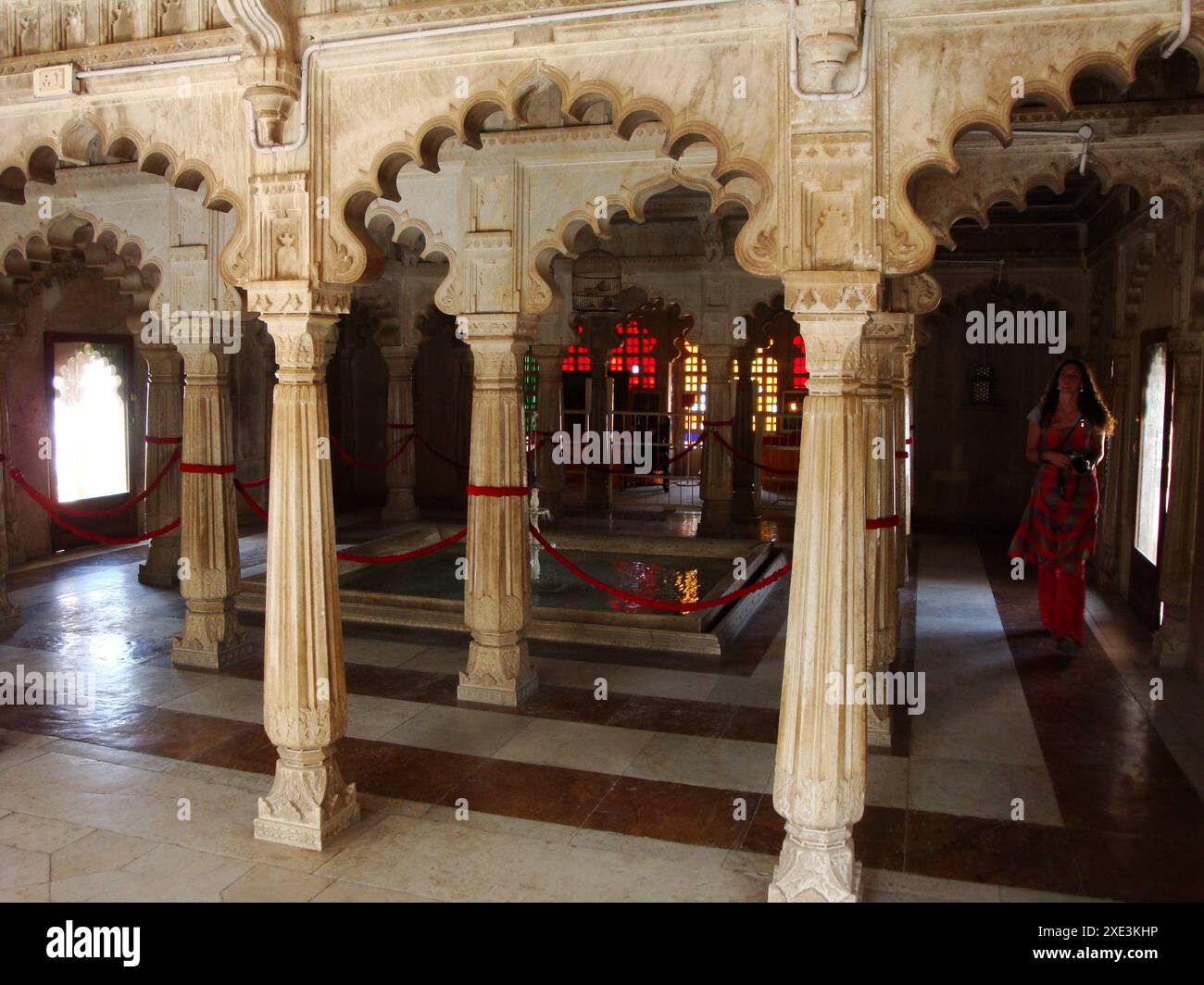 Un tempio indù nella lunga storia dell'india Foto Stock