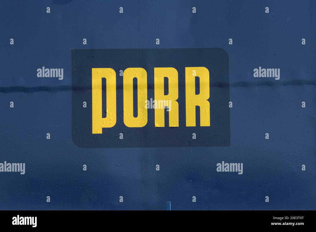 Baufirma porr Foto Stock