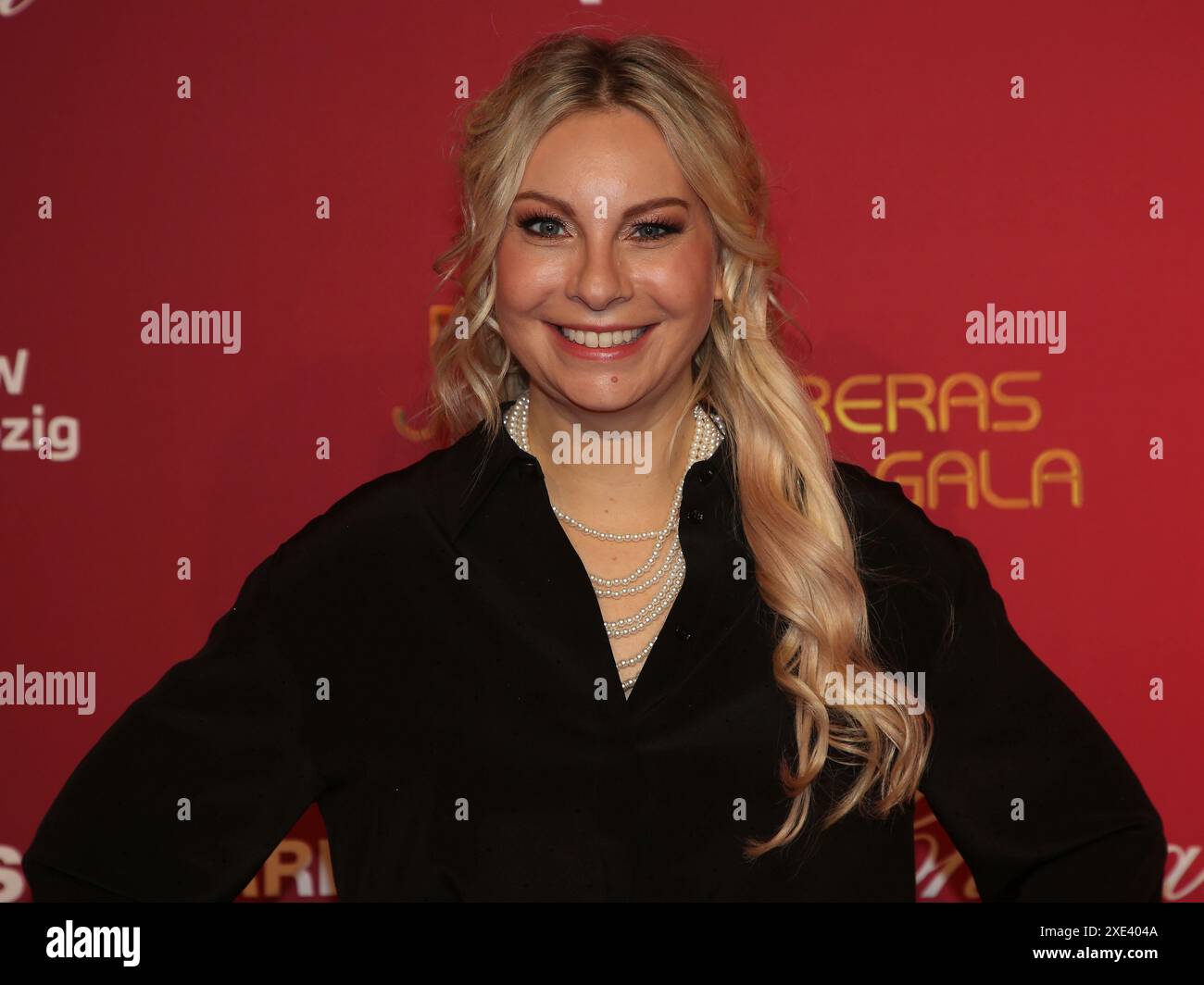 Susanne Klehn al 29° Jose Carreras Gala 2023 su 14.12.2023 a Media City Lipsia Foto Stock