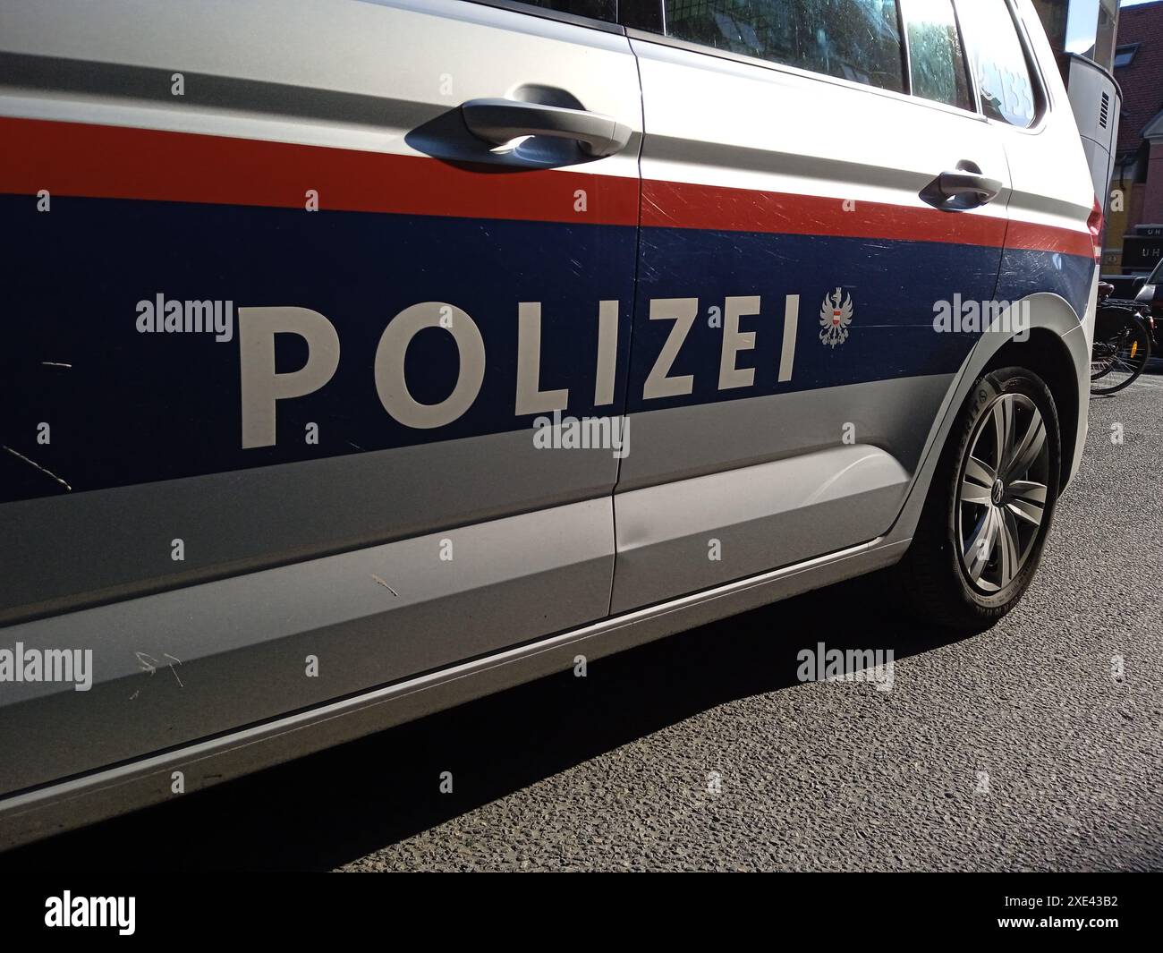 Simboli e segni delle forze di polizia austriache Foto Stock