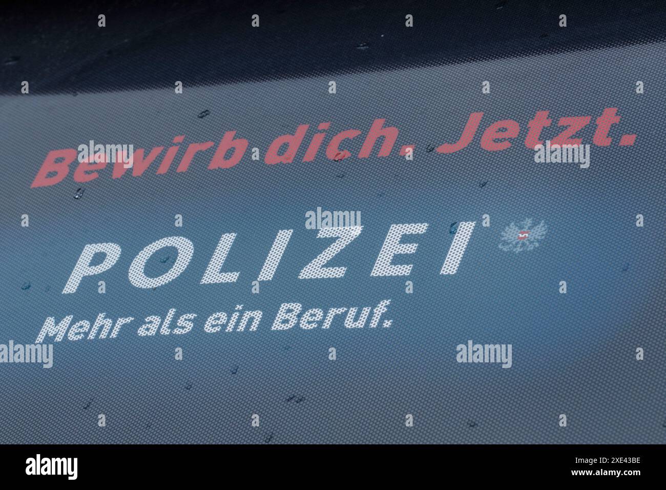 Simboli e segni delle forze di polizia austriache Foto Stock