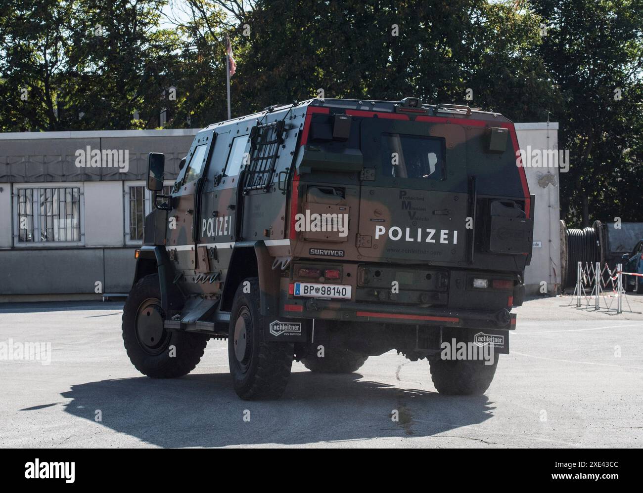Simboli e segni delle forze di polizia austriache Foto Stock