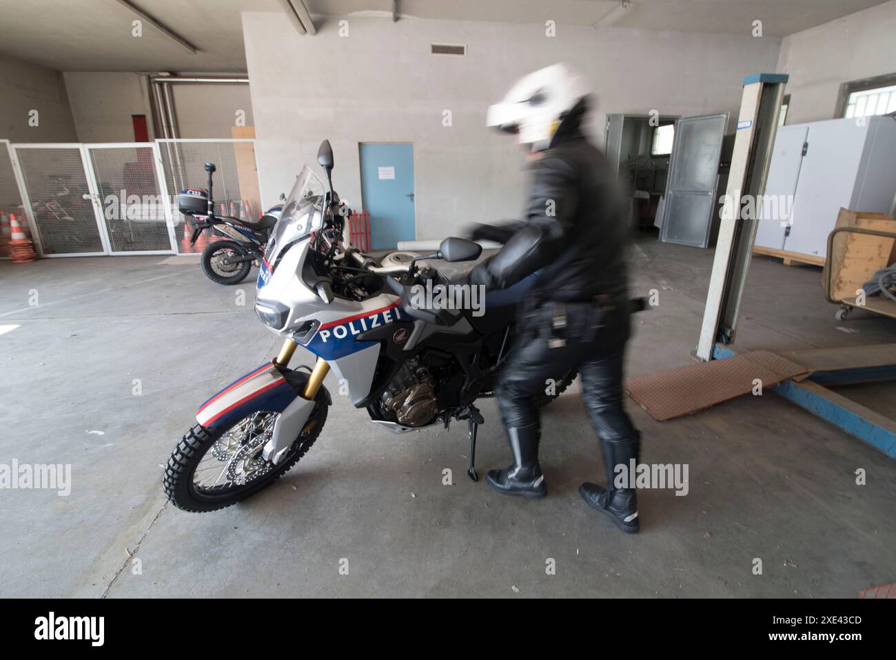 Simboli e segni delle forze di polizia austriache Foto Stock