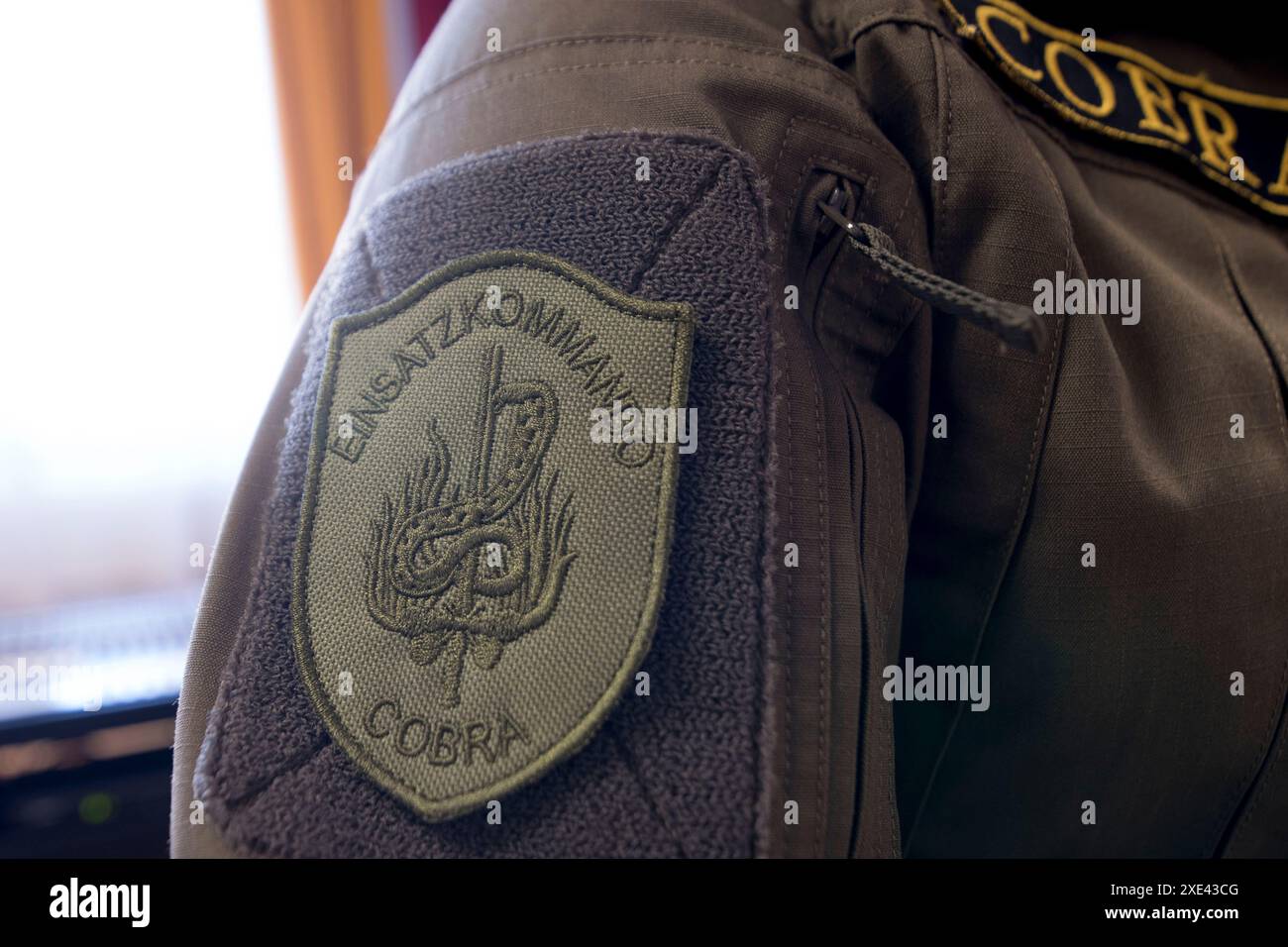 Simboli e segni delle forze di polizia austriache Foto Stock