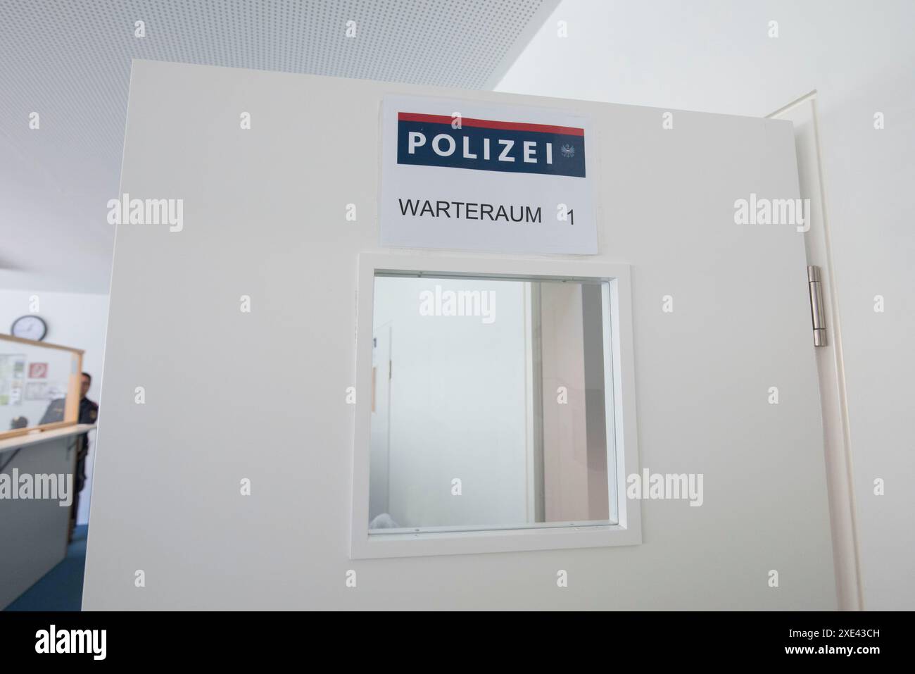 Simboli e segni delle forze di polizia austriache Foto Stock