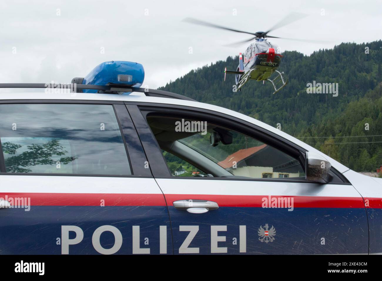 Simboli e segni delle forze di polizia austriache Foto Stock