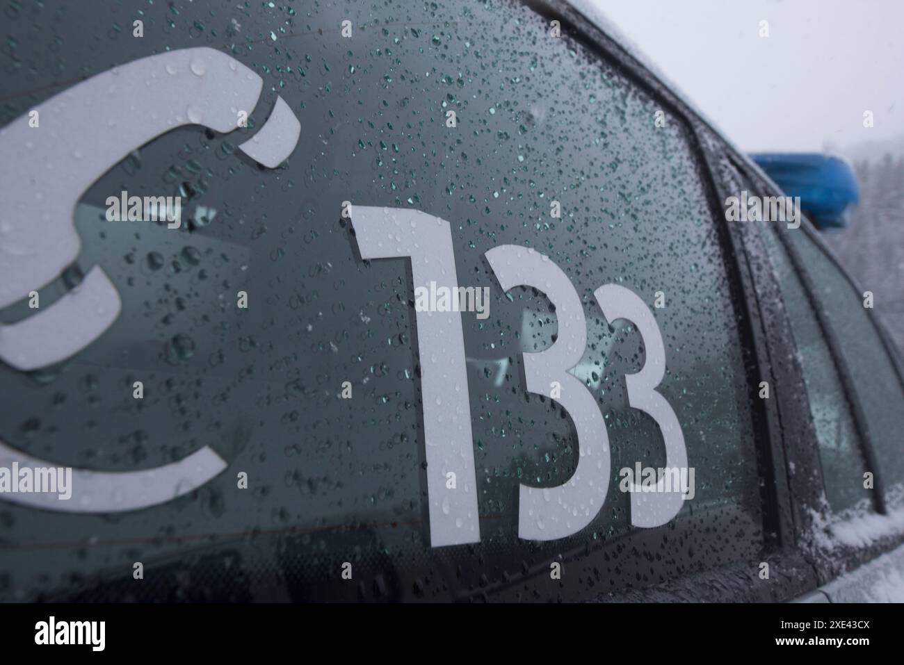 Simboli e segni delle forze di polizia austriache Foto Stock