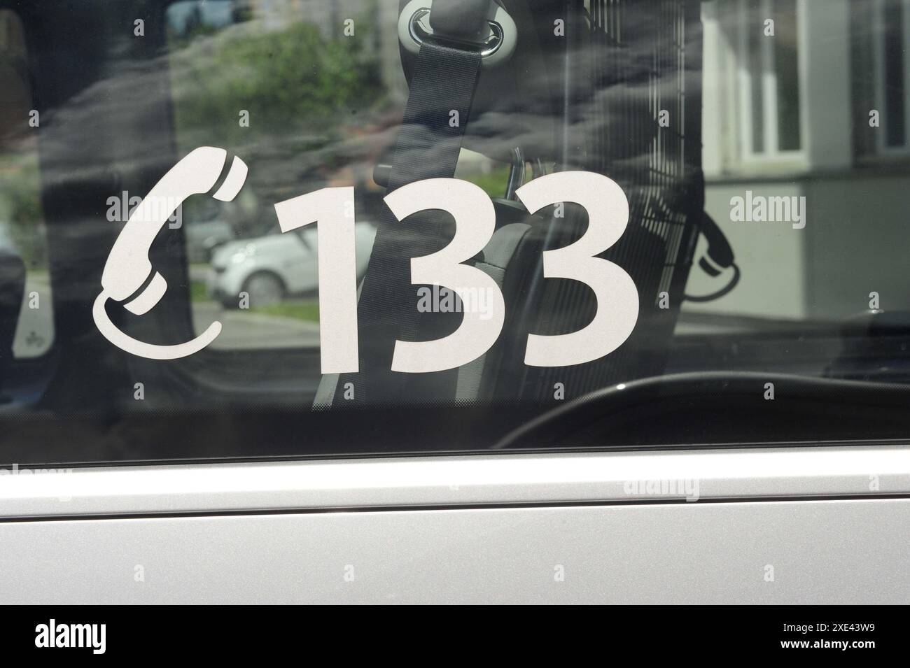 Simboli e segni delle forze di polizia austriache Foto Stock